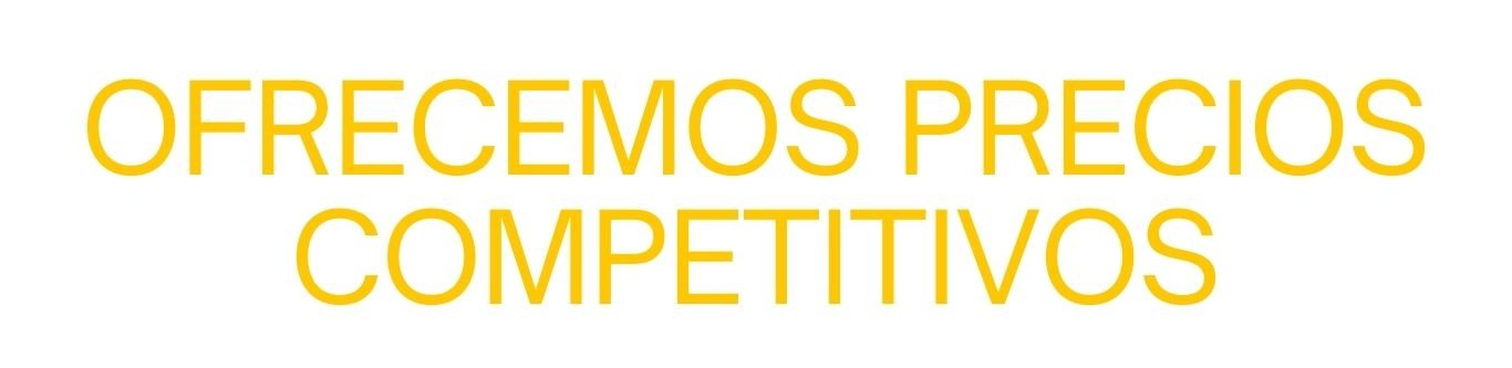 Precios competitivos